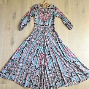 Spell Pandora Gown in Aquarium size Small